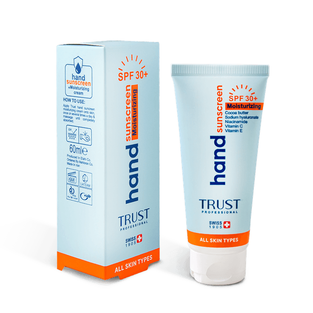 کرم تخصصی دست ضدآفتاب و آبرسان +SPF30 بی‌رنگ تراست