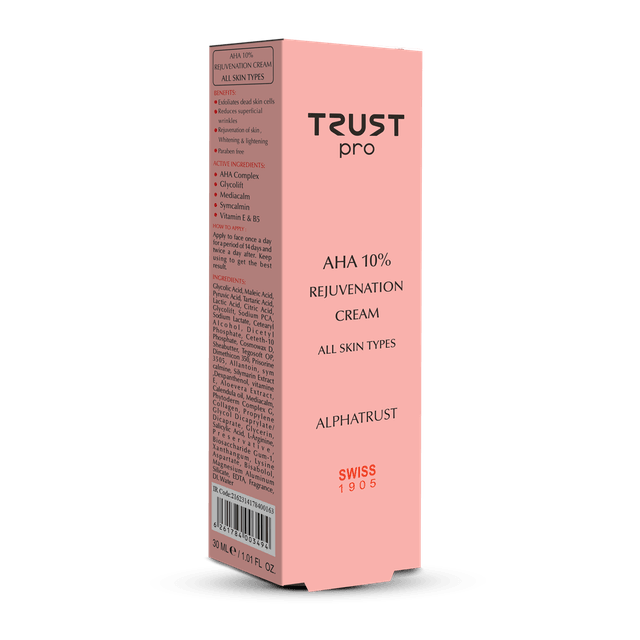 کرم لایه‌بردار آلفاتراست حاوی 10% AHA با حجم 30 میل