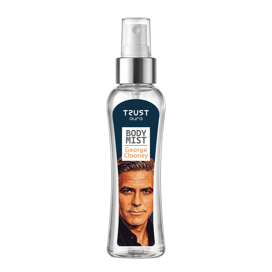 بادی میست مردانه TRUST aura مدل George Clooney